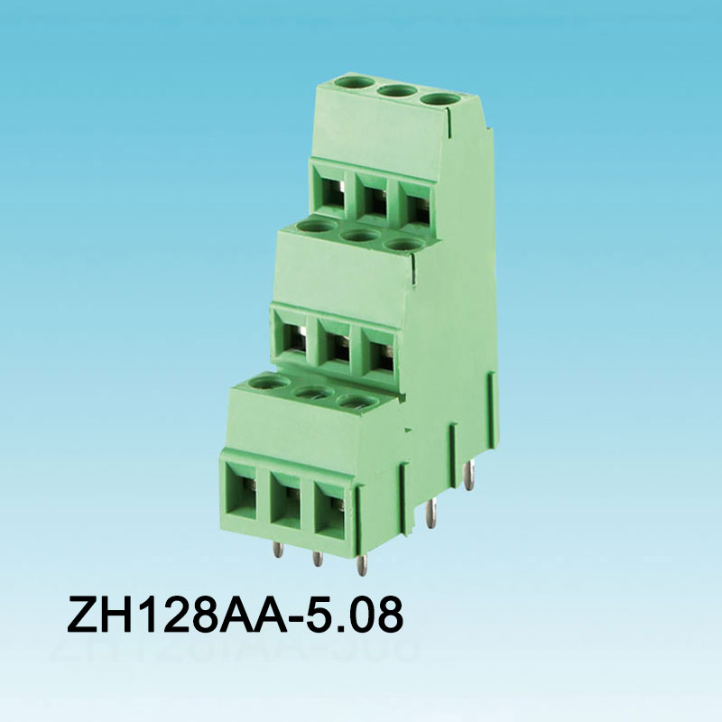 128 Terminal de Parafuso PCB de Emenda Frontal