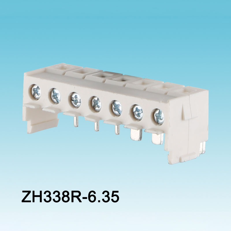 6.35 Passo 90° Bloco Terminal Parafuso PCB