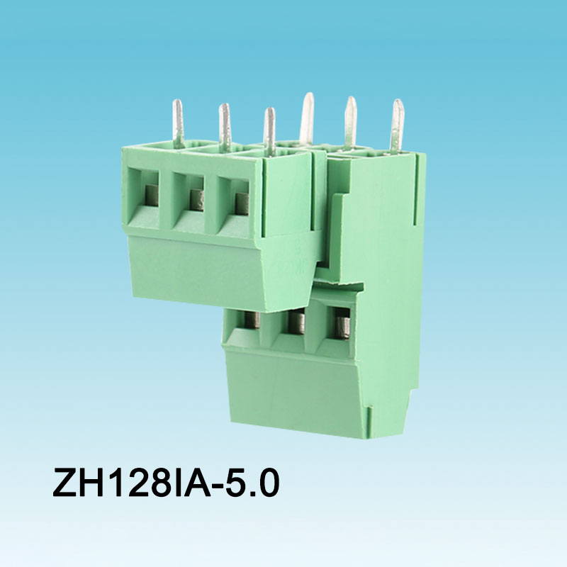 Terminal de Parafuso PCB Cruzado Verde 128