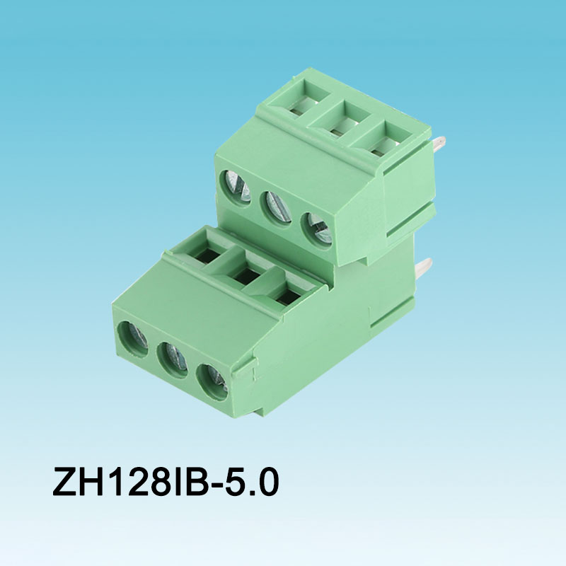 Módulo 128 Terminal de Parafuso PCB Verde